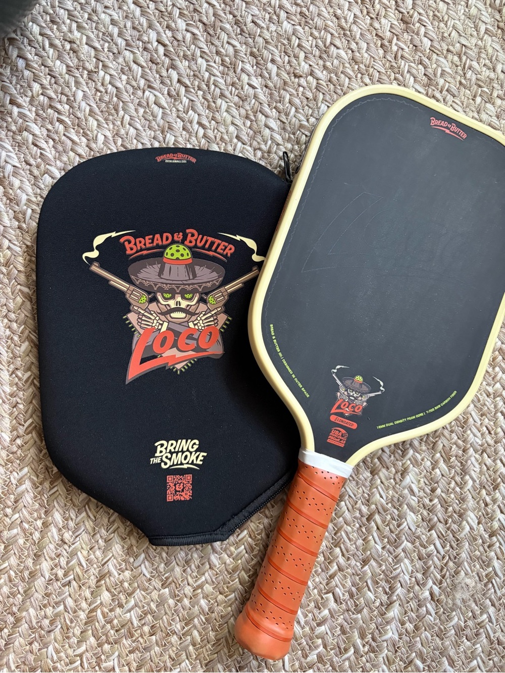 Bread & Butter LOCO 16mm Pickleball Paddle Elongated with Cover